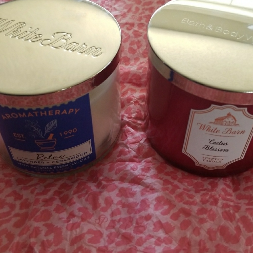 Candles from Bath and Body Works